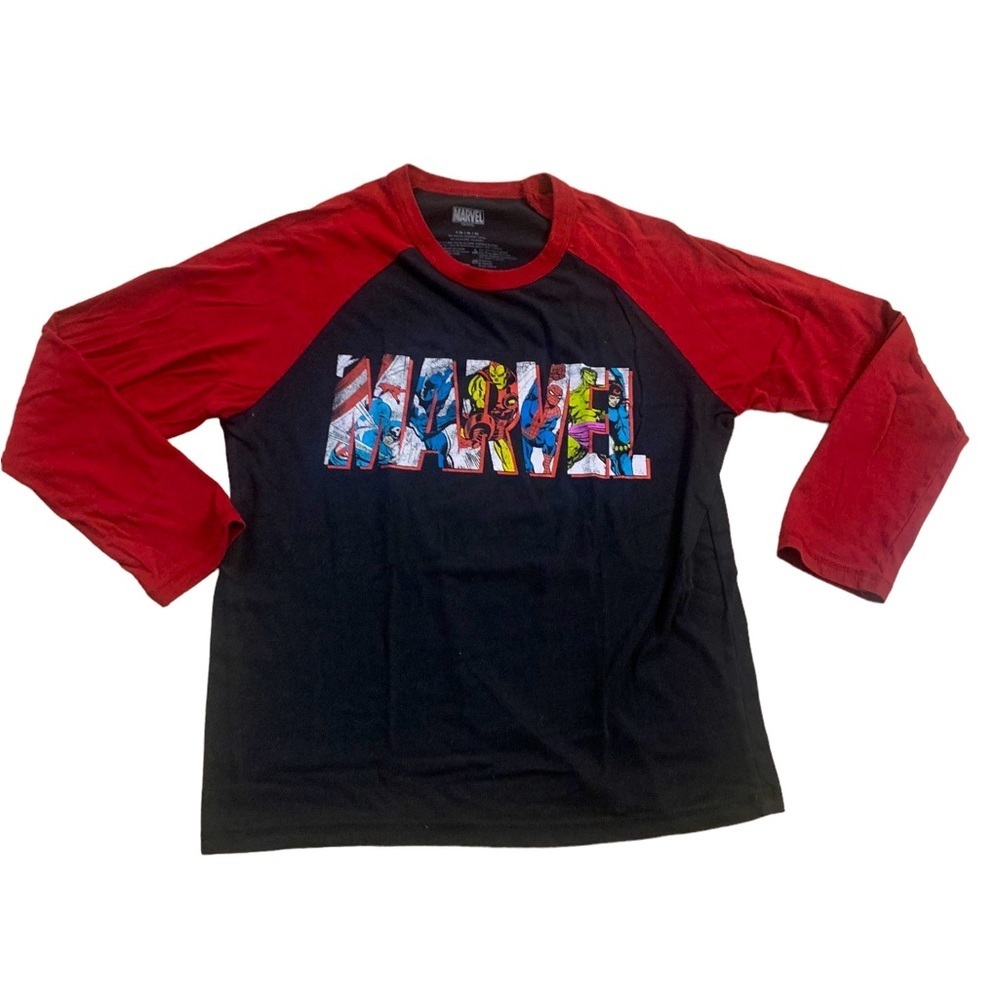 Marvel | Avengers Disney Long Sleeve Tee Boys Size Large Superhero Comics
